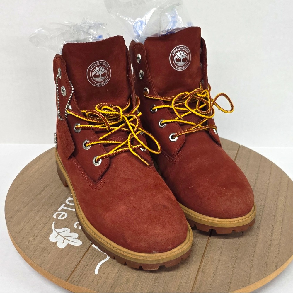 Timberland Waterproof Brown Leather Lace-Up Ankle Boots Men's US 6.5